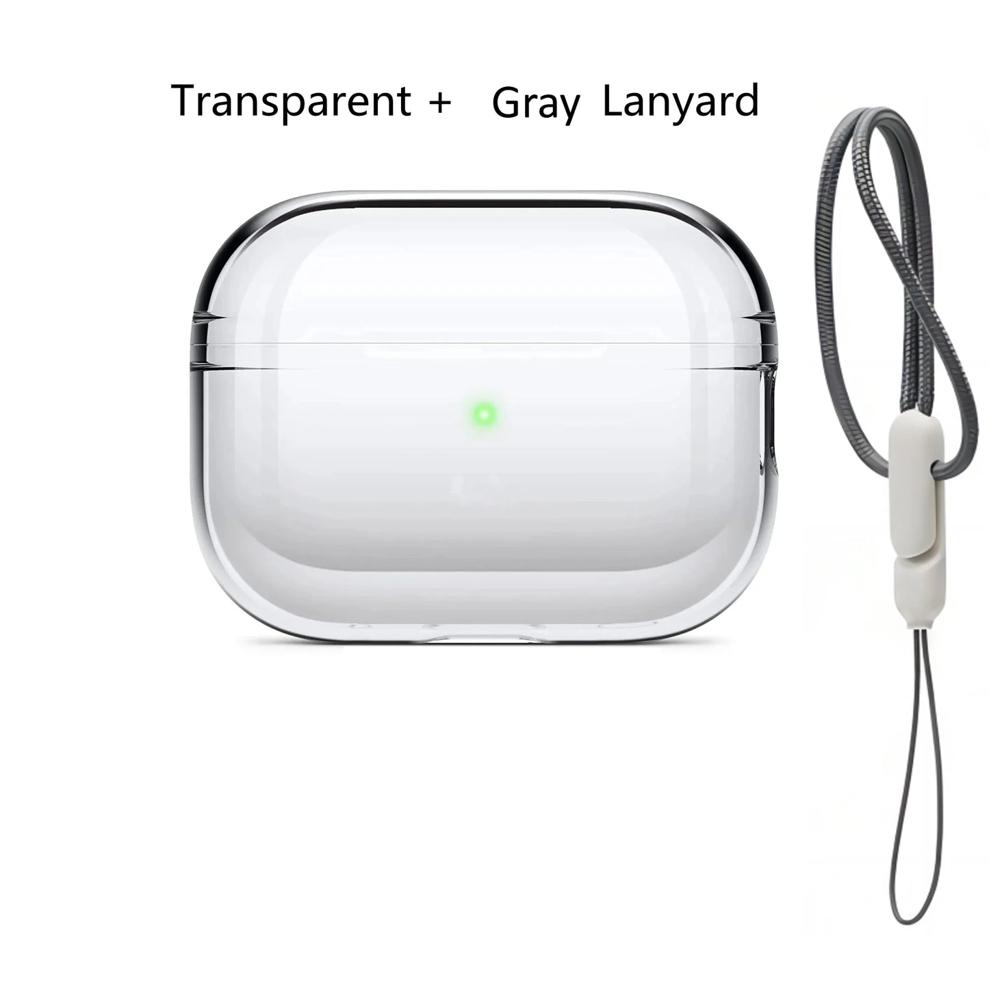 Transparent TPU Protective Case for AirPods Pro 2 — Soft Shockproof Skin Cover for AirPods Pro2 Earbuds