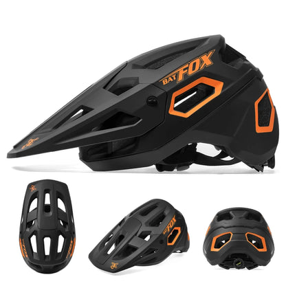 BATFOX MTB Cycling Helmet — Integrally-Molded Mountain Bike Helmet for Speed & Safety