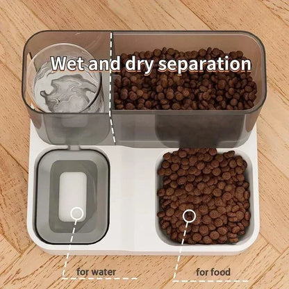 2.2L Automatic Pet Feeder & Water Dispenser – Smart 2-in-1 Dog Food Bowl
