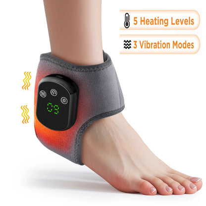Electric Hand & Foot Massager – Portable Vibrating and Heating Ankle & Joint Relaxation Device