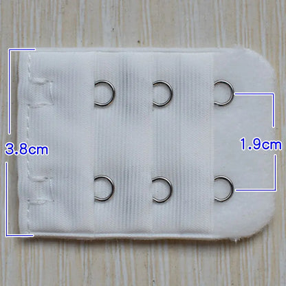 3.8cm 2-Hook Bra Extender Clip – Adjustable Back Belt Buckle for Women’s Underwear & Soft Bra Extension