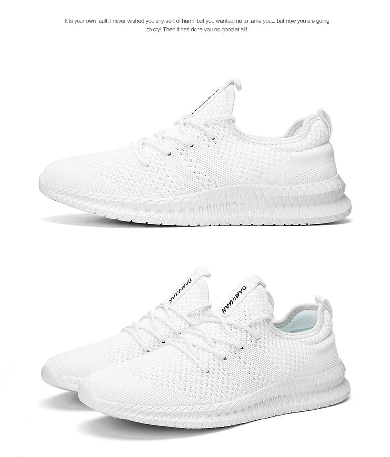 2022 Men’s Sneakers — High-Quality Breathable Gym & Casual Walking Shoes, Lightweight Plus-Size Footwear Zapatillas Hombre