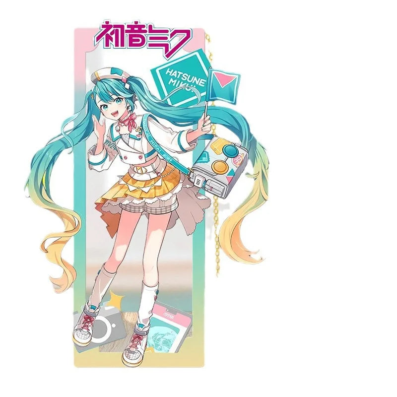 Hatsune Miku Metal Bookmarks – Perfect Gift for Anime Fans, Two-Dimensional Anime Figure Stationery