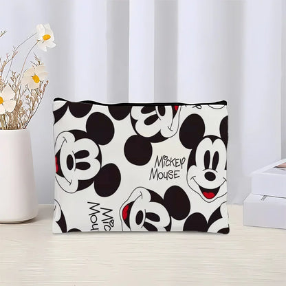 Disney Mickey Mouse Cosmetic Bag – Official Mickey Ear Design Zipper Pouch, Multifunctional Travel Organizer for Jewelry & Makeup Storage, Cute Gift for Women & Birthday Present