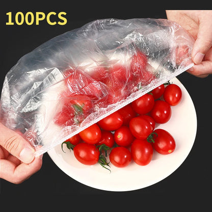 Reusable Elastic Food Covers – Durable Plastic Wrap Lids for Bowls, Plates & Kitchen Food Storage