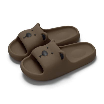 Pillow Rabbit Slippers for Women & Men – Comfy House Slides & Shower Sandals with Cushioned Thick Sole