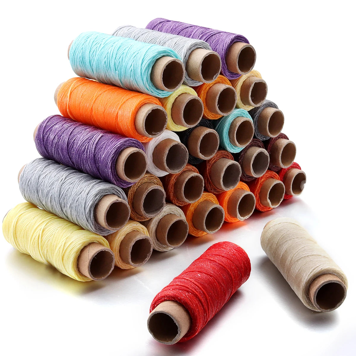 50 Yards Waxed Leather Thread Cord – 150D 1.0mm for Hand Stitching, DIY Bracelets & Jewelry Making
