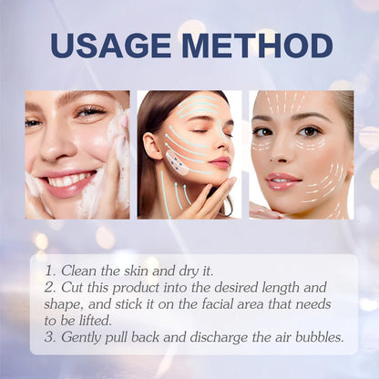 60-Piece V-Shape Face Lifting Strips – Jawline Contouring Patches for a Firmer-Looking Face and Double Chin Coverage
