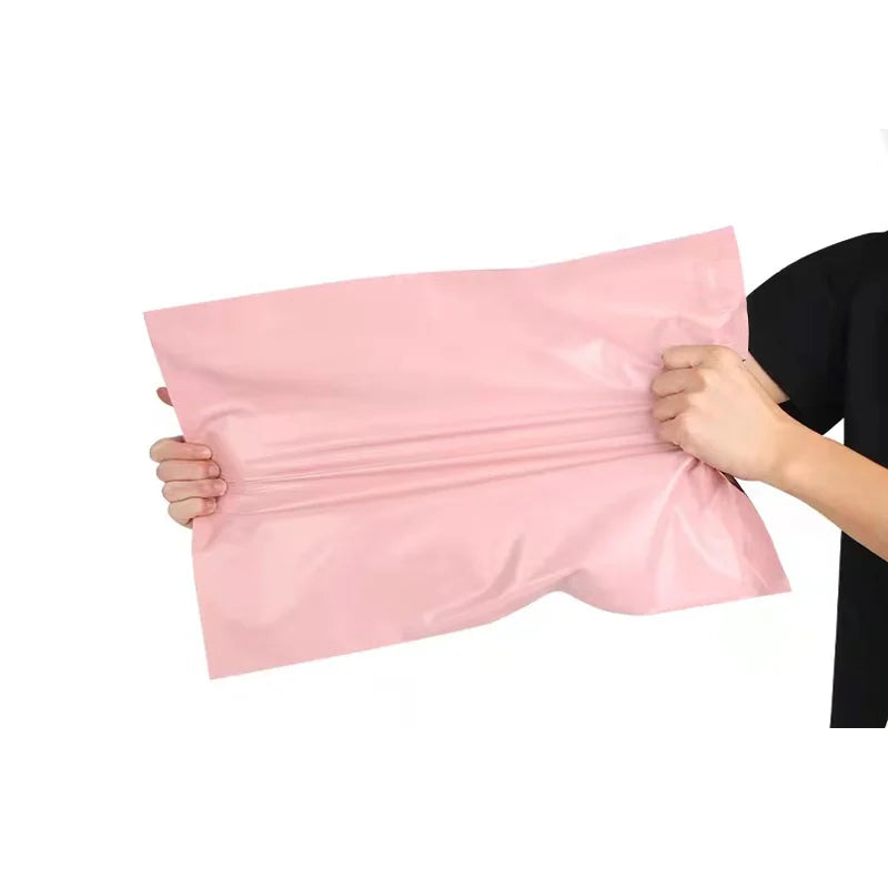 50PCS Courier Bag Envelopes - Waterproof Self-Adhesive Seal Pouch for Delivery and Mailing - Plastic Transport Bags