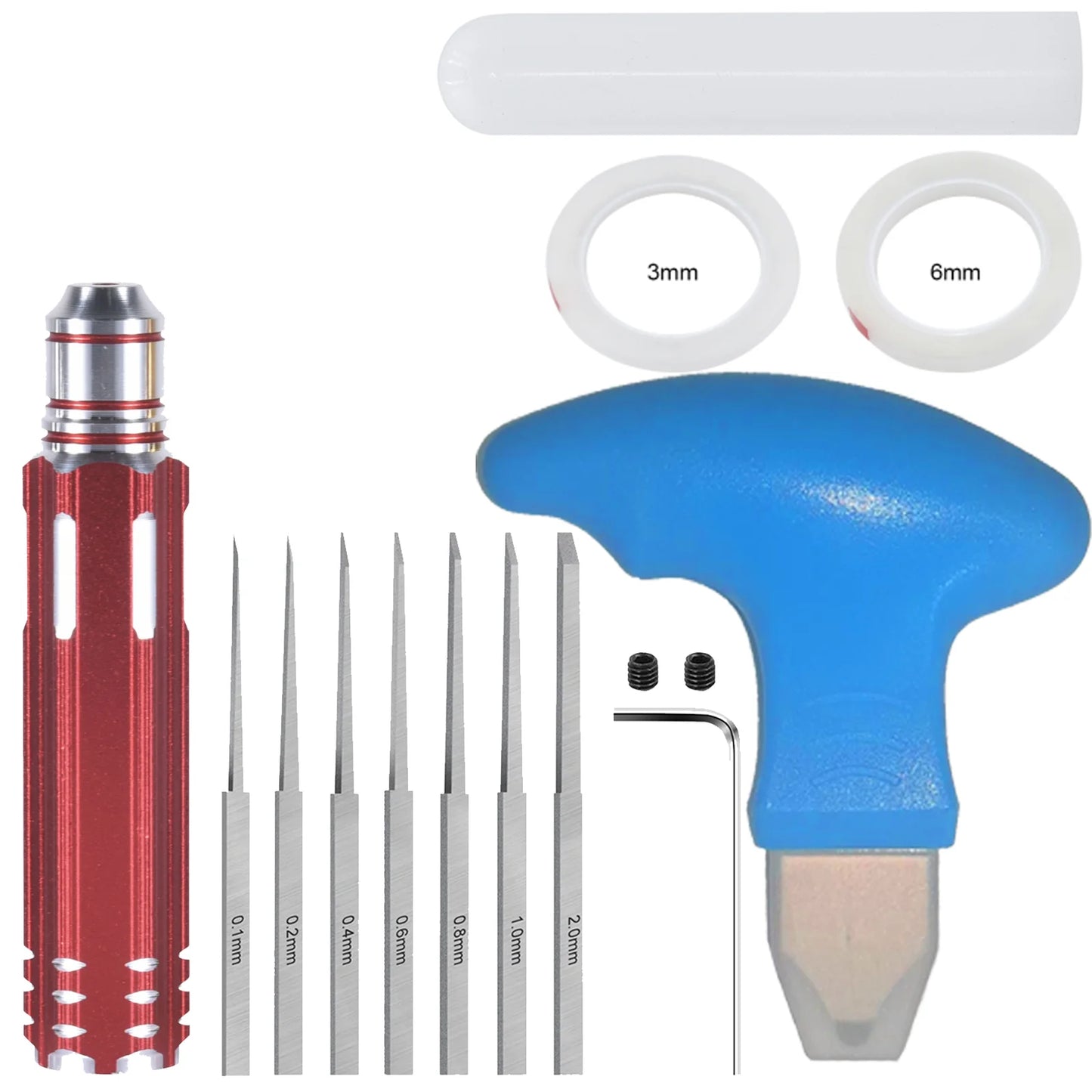 Wear-Resistant Model Carving Scriber Tool Set – Precision Engraving, Cutting & Resin Line Scribing Knife