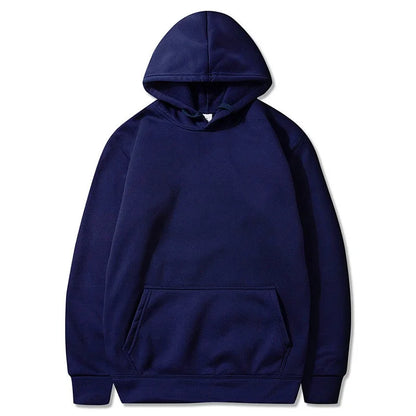 Solid Color Pocket Hoodie Sweatshirt - Unisex Casual Sports Pullover For Men And Women Multi Color Fashion Wear