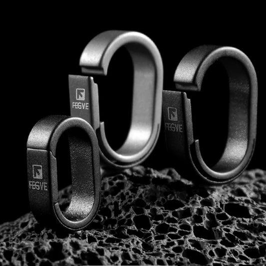 Titanium Alloy Quick Detach Keychain Ring - Mini EDC Car Key Connector Buckle & Key Ring Accessory