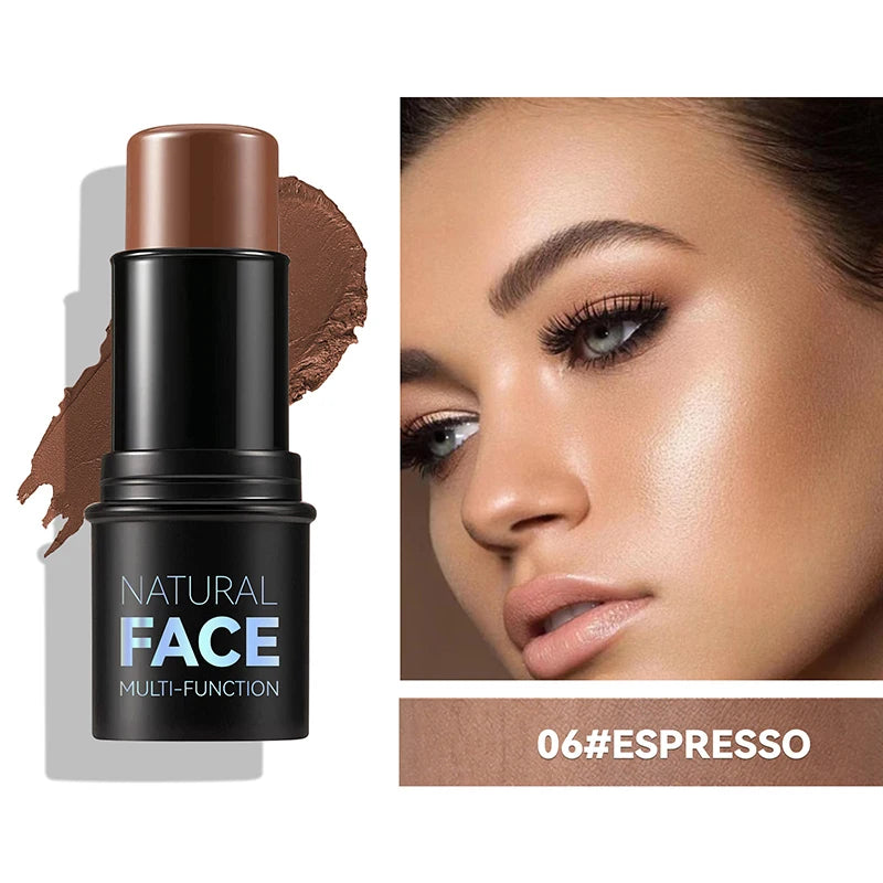 Face Pearl Stone Highlighter Stick – Long-Lasting Contour & Brightening Cheek Illuminator Makeup