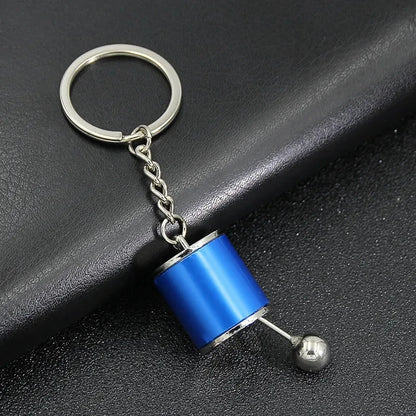 Mini Turbocharger Keychain - Spinning Turbine Keyring for Car Interior Accessories & Key Fob