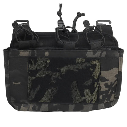 G-Hook DOPE Front Flap Double Stack Abdominal Fanny Pack – Triple Magazine Kangaroo Pouch for FCPC/FCSK Plate Carrier Vest