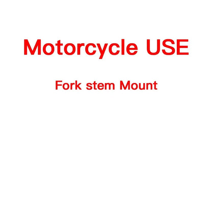 Customized Bicycle & Motorcycle Phone Holder — Fork Stem Handlebar Mount with Dampeners, Brake & Clutch V2 Adaptor