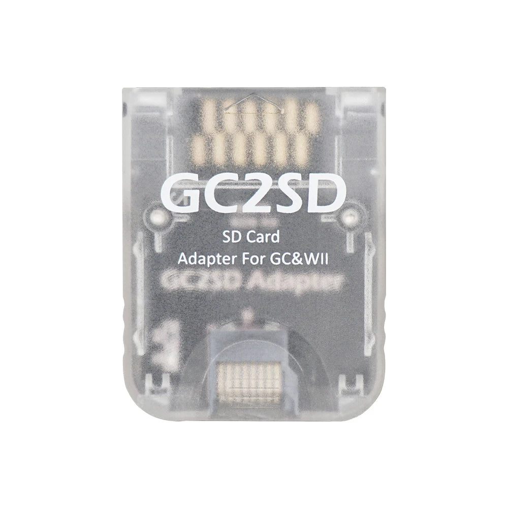 GC2SD Card Adapter – Micro SD to SD Memory Card Adapter for Nintendo GameCube & Wii Console, SD2SP2 Swiss Compatible