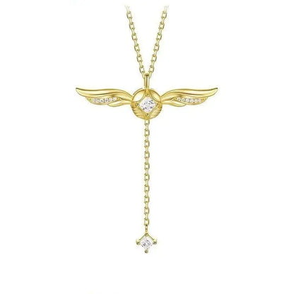 Harry Potter Golden Snitch Time-Turner Hourglass - 360° Rotatable Cosplay Pendant and Wizard Fan Gift