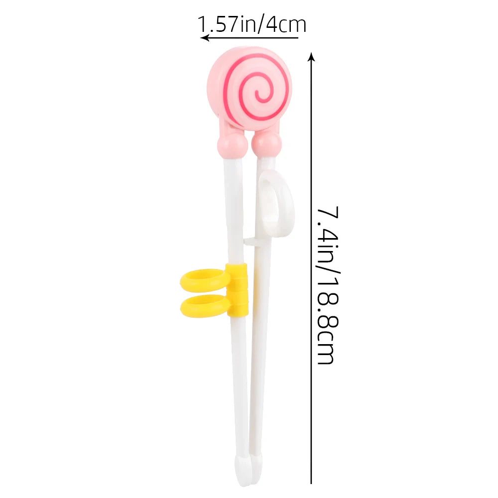 Cartoon Animal Training Chopsticks - Reusable Kids Learning Chopsticks for Baby Self-Feeding