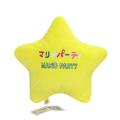 Super Bros Yellow Super Star Plush Doll — Shine Sprite Stuffed Toy Pillow Kids Gift