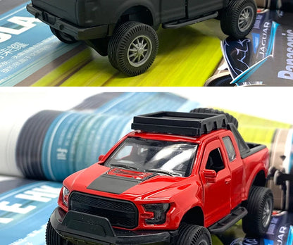 1:36 F-150 Alloy Car Model – Spring-Back Action Toy for Kids | Realistic Replica Vehicle