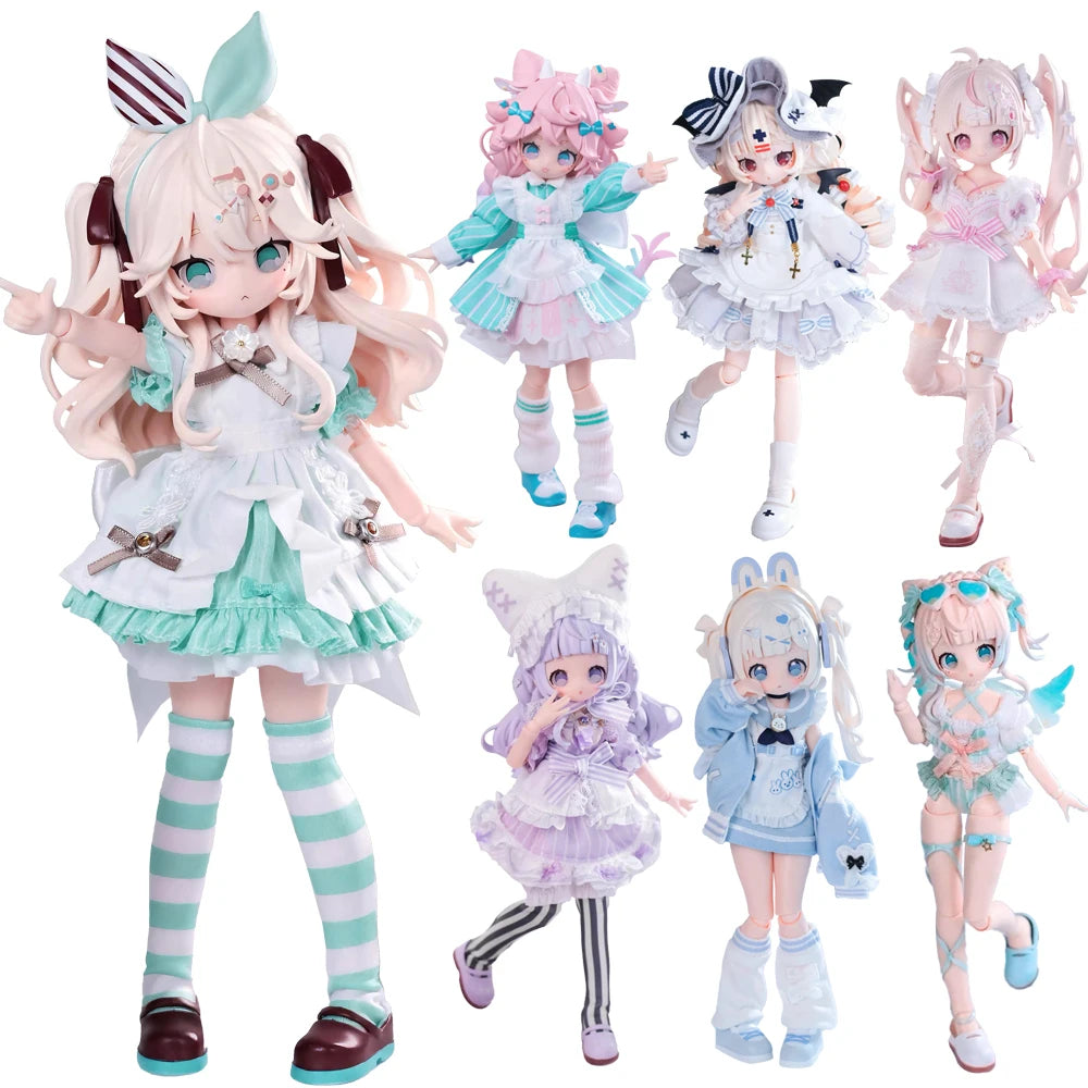 Wanmeng Sugary Girls 1/8Mjd Blind Box – Movable Doll Action Figure Collectible Toy Gift