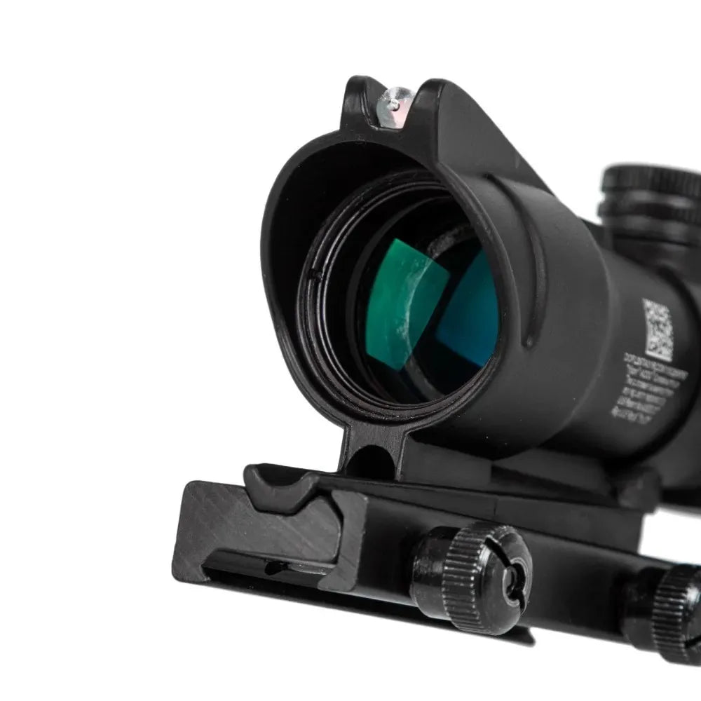 4X32 Hunting Riflescope – Fiber Optic Green & Red Dot Illuminated Reticle Tactical Sight