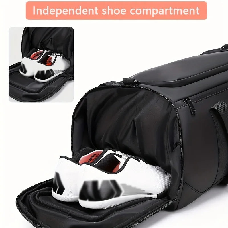 Large Capacity Men’s Carry-On Travel Duffel Bag – Spacious Gym & Weekend Overnight Bag with Multiple Compartments