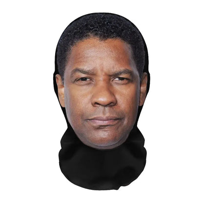 3D Printed Realistic Face Mask - Stretch Mesh Full Head Cosplay Balaclava for Role Play & Hip Hop Costume