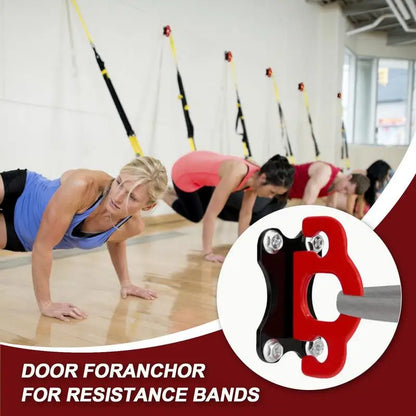 Resistance Band & Hammock Wall Mount Hooks — 3-Pack Yoga, Workout & Bodyweight Strap Holder Set