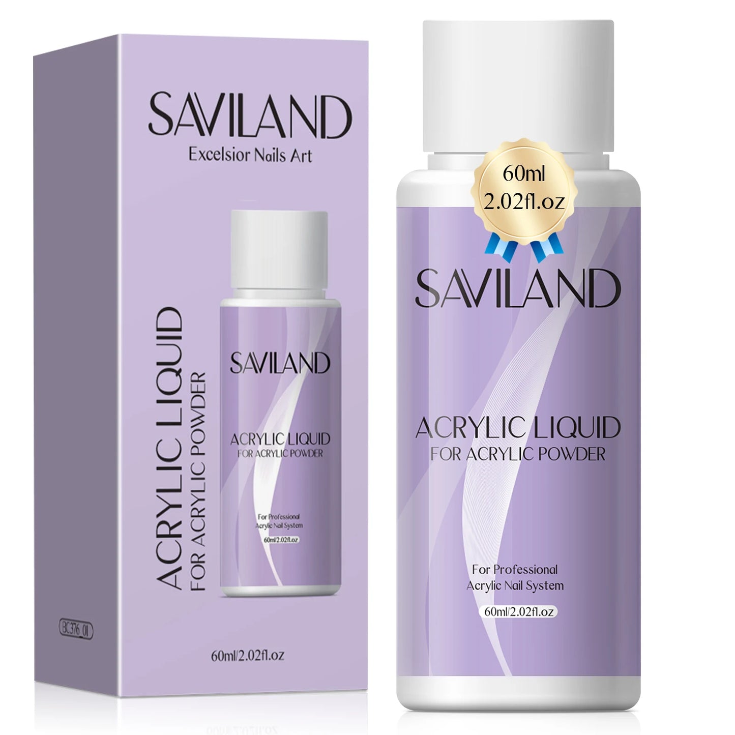 Saviland Acrylic Nail Monomer Liquid 60–500ml – Professional Large Capacity Nail Liquid for DIY Crystal Nail Art Extension System