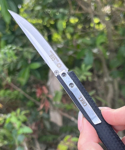 7096 Premium Folding Survival Knife – High Hardness Stainless Steel EDC Camping Knife