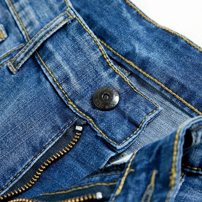Men’s Slim Fit Stretch Denim Shorts – Classic Summer Business Casual Fashion Shorts