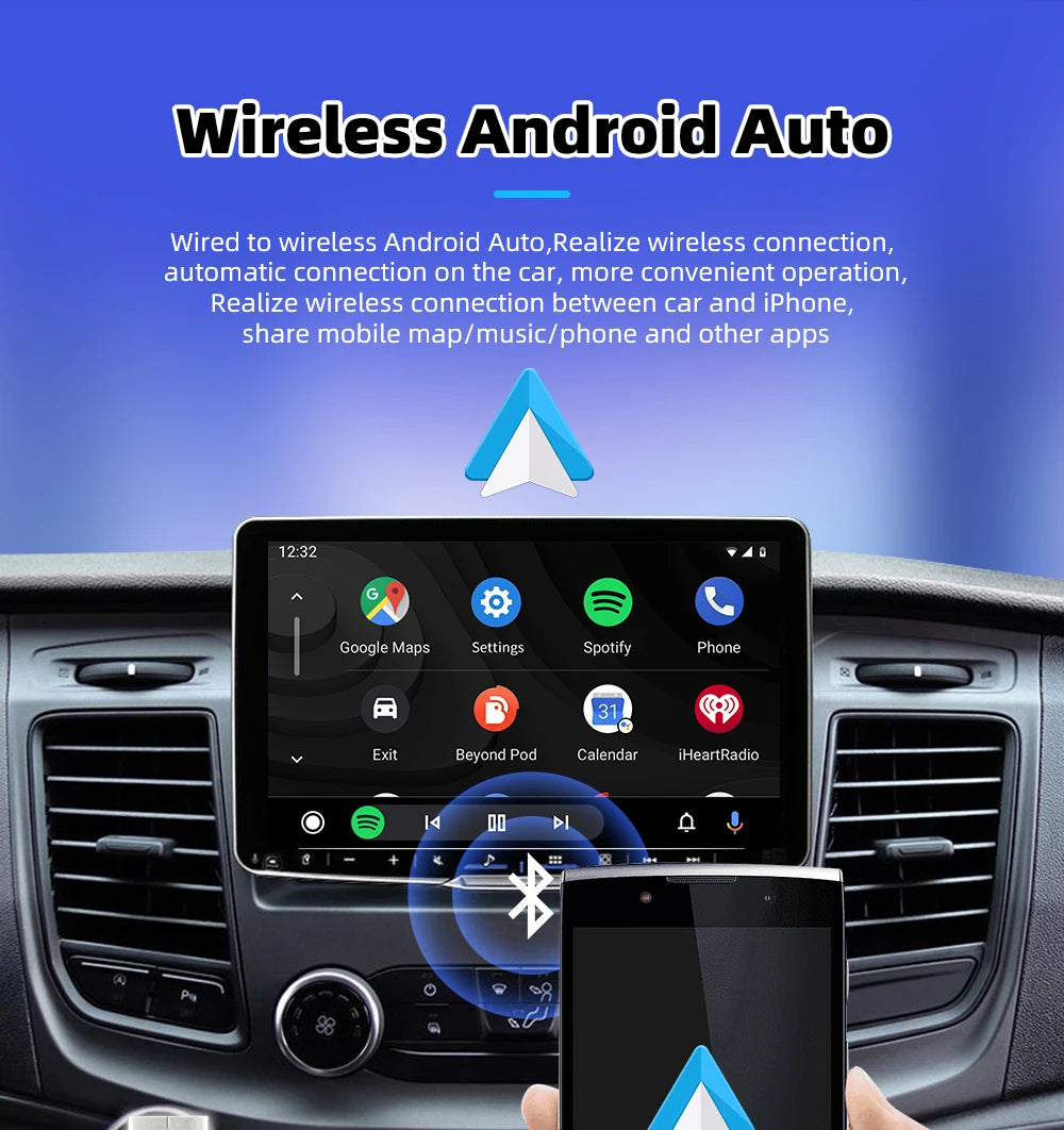 New 2-in-1 Wired to Wireless CarPlay & Android Auto Adapter – Smart Box with 5GHz WiFi, Fast Plug & Play Connection