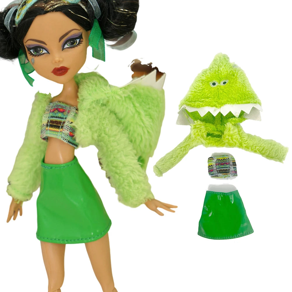 11-Inch Doll Clothes for 1/6 Dolls – Casual Dress & Fashion Outfits for 27 CM Girls' Dolls, DIY Toy Clothing