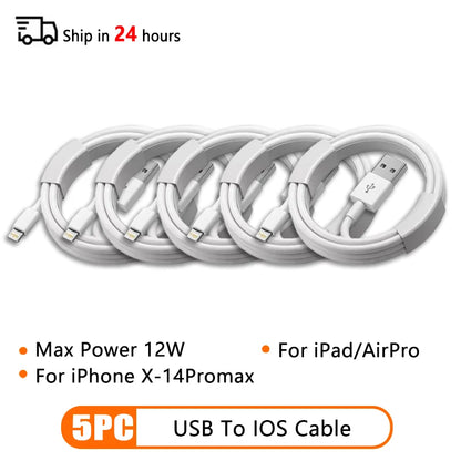 PD 60W USB-C to USB-C Fast Charging Cable – 2M Power Delivery Cord for iPhone 6-16 Series, iPad & USB-A Devices