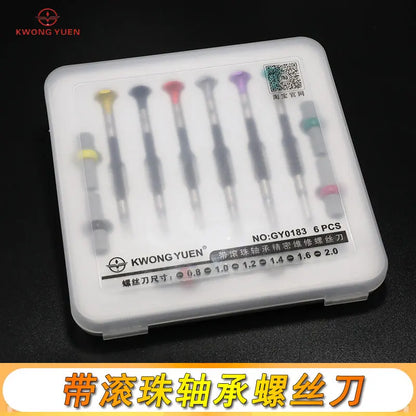 Kwong Yuen Ball Bearing Screwdriver Set – Precision Watch Repair Tool Kit