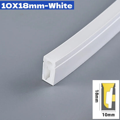 DC12V Flexible LED Neon Rope Light – Waterproof Silicone Strip Lamp for Cabinet, Closet & Recessed Lighting (4–10mm)