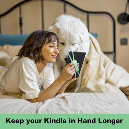 Soft Silicone Hand Strap for Kindle & Kobo - Lightweight Elastic Finger Grip Holder for E-Readers & Tablets