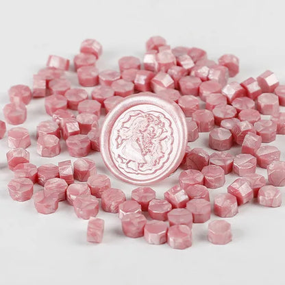100Pc Retro Sealing Wax Beads – Seal Stamp for Wedding & Birthday Invitations, DIY Scrapbook Decoration & Crafting