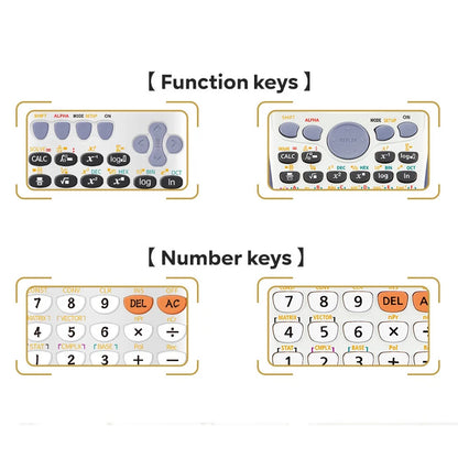 417-Function Scientific Calculator - Large-Screen Water-Based Pen Calculator for Students and Office Use