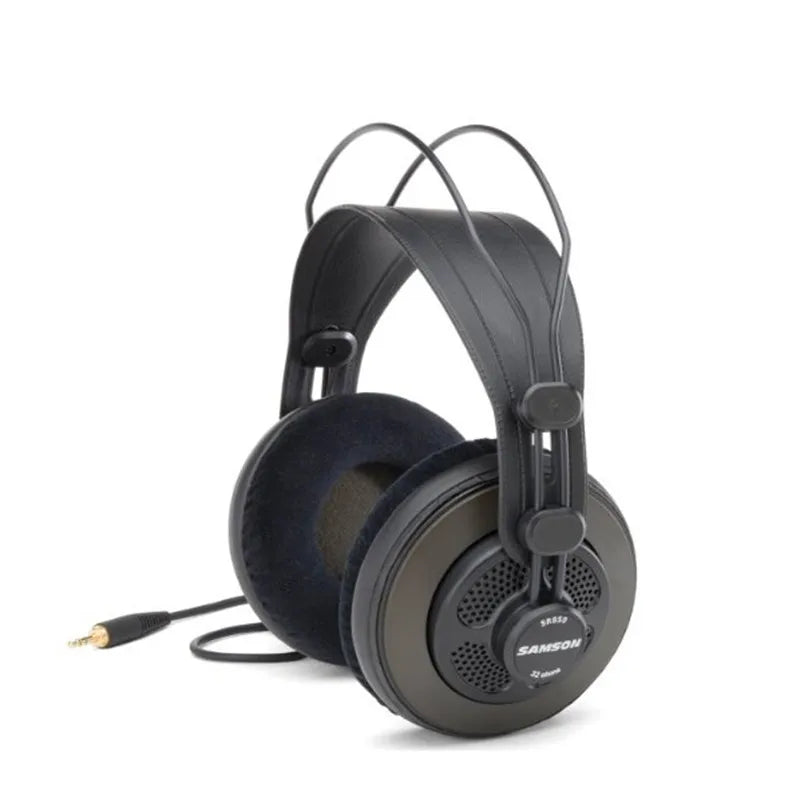 Samson SR850 Semi-Open Studio Monitoring Headphones – HiFi Professional Over-Ear Headset for Recording & Mixing (Original, No Box)