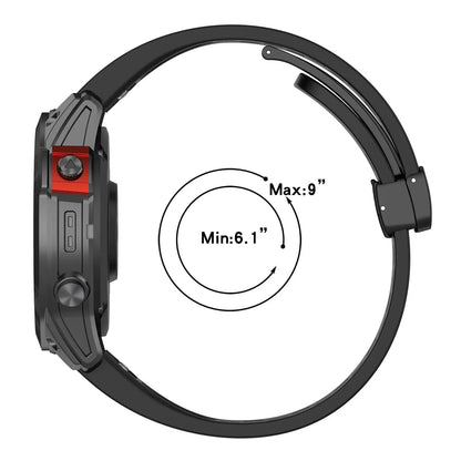 Quick Fit Silicone Strap for Garmin Fenix & Forerunner — 26mm, 22mm, 20mm Bands for Fenix 7X/7 Pro/6X/6/5X/5 Plus, Tactix 7, Forerunner 965/955, Enduro