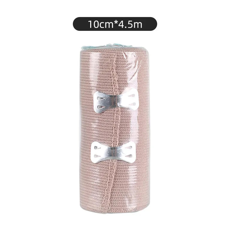 Elastic First Aid Bandage - Stretch Wound Dressing Wrap for Outdoor Sports and Sprain Support