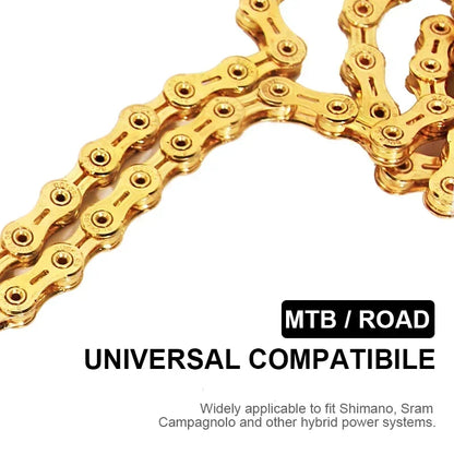BUCKLOS MTB Bike Chain – 12 & 11 Speed Mountain & Road Bicycle Chain, Compatible with 8-12 Speed Cycling Parts