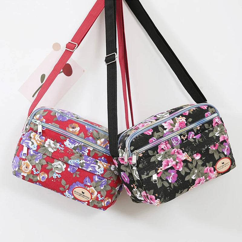 Women’s Canvas Tote Bag – Large Capacity Handbag, Messenger & Shoulder Bag for Commuting and Travel