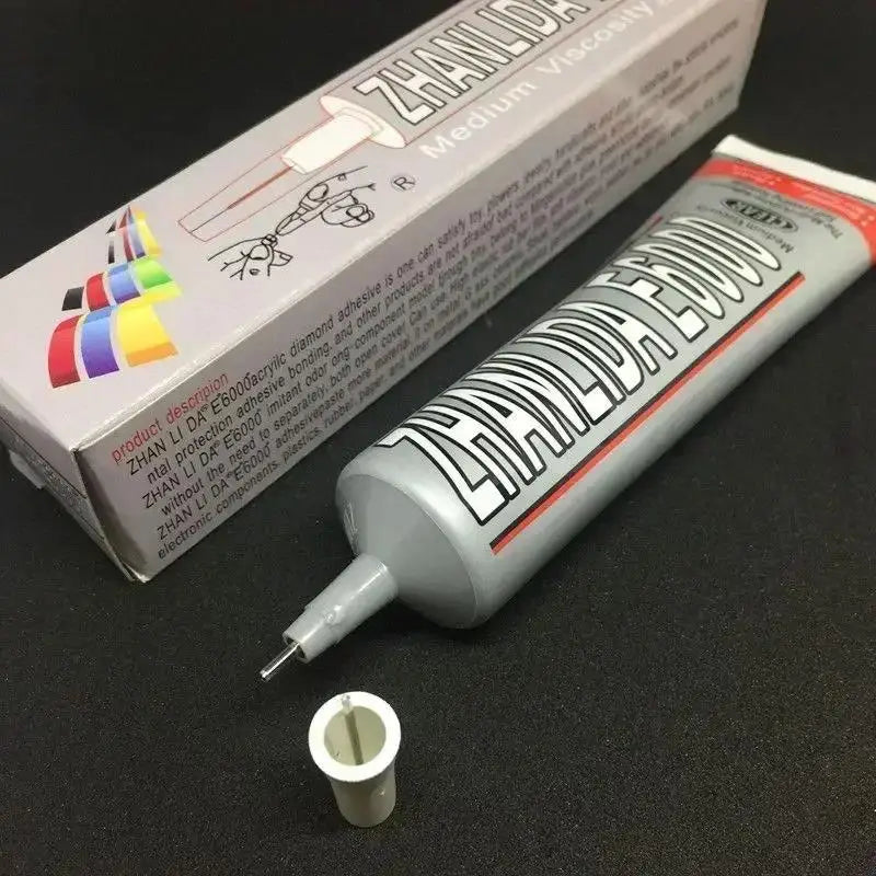 E6000 Craft Glue - Strong Adhesive for Rhinestones, Jewelry, Clothing & DIY Crafts