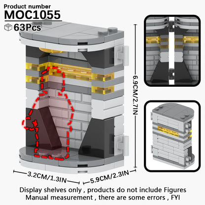 MOOXI Movie Series MOC BrickHeadz Building Blocks Set – DIY Educational Toy for Kids