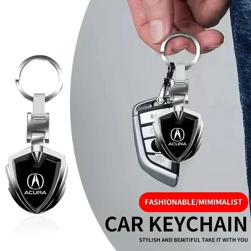 3D Metal Car Logo Keychain – Key Ring for Acura RDX, Integra, TLX, MDX, ZDX, RLX, TSX, RSX, NSX Accessories