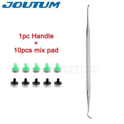 Dental Resin Filling Kit — Light Cure Resin, Molding Tools, Spatula, Mixing Handle & Foam Pads for Teeth Whitening
